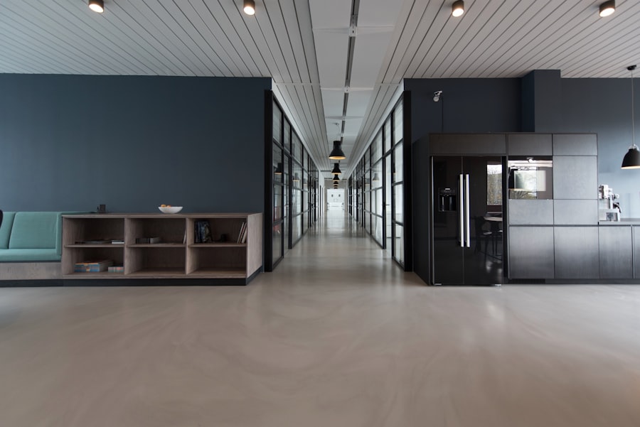 Luxury office suite with elegant furnishings